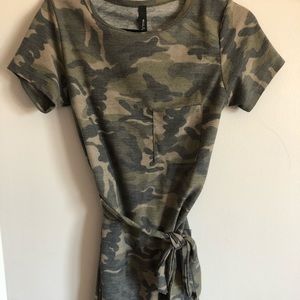 Camo print dress